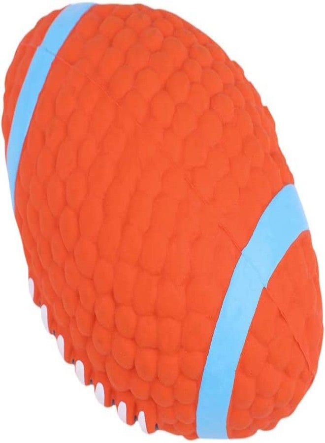 The DDS Store Dog Squeaky Toys Ball Bouncing Latex Fetch Throw Rugby Football for Pet Toy - Image 1